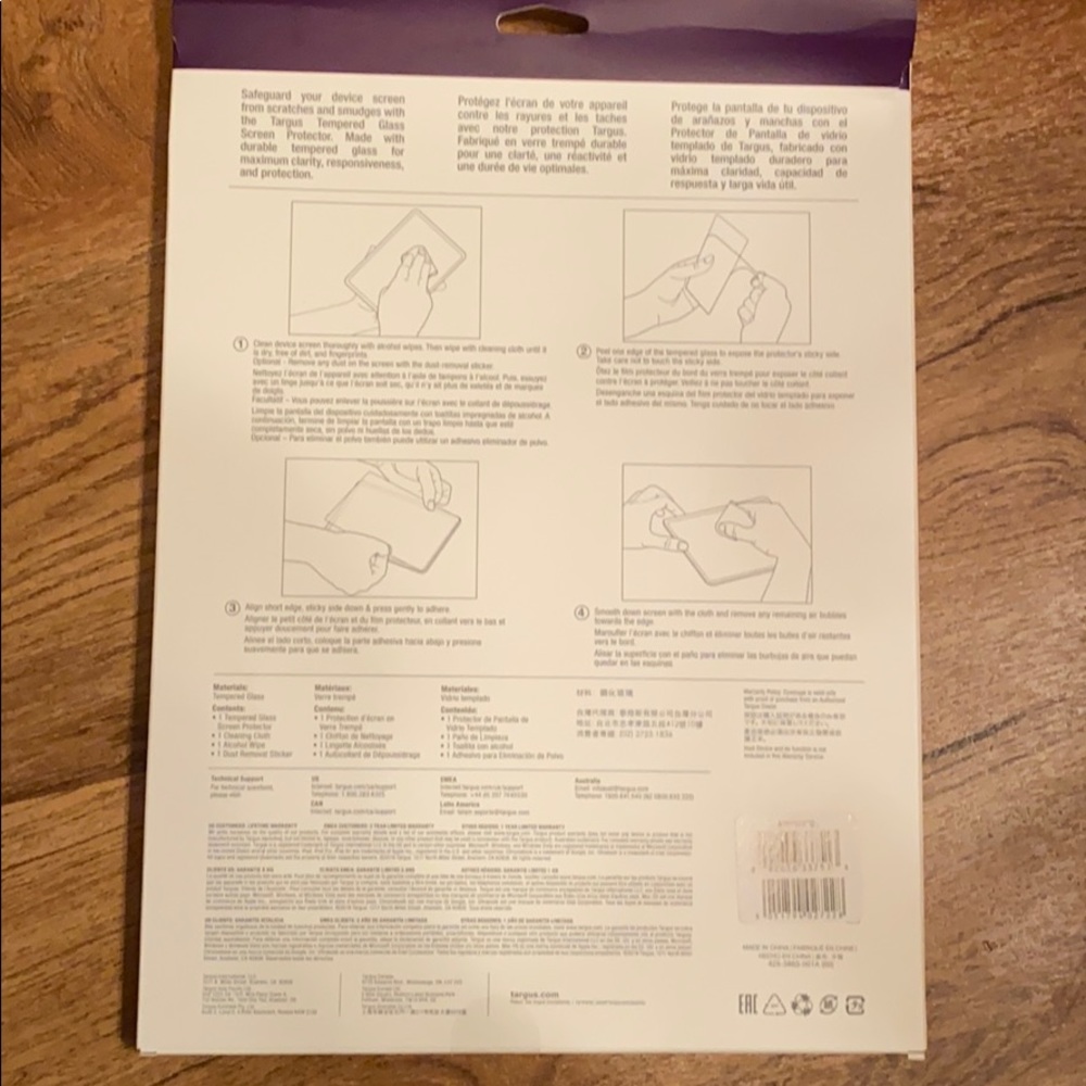 Tempered Glass Screen Protector for iPad Pro® - Picture 3 of 4